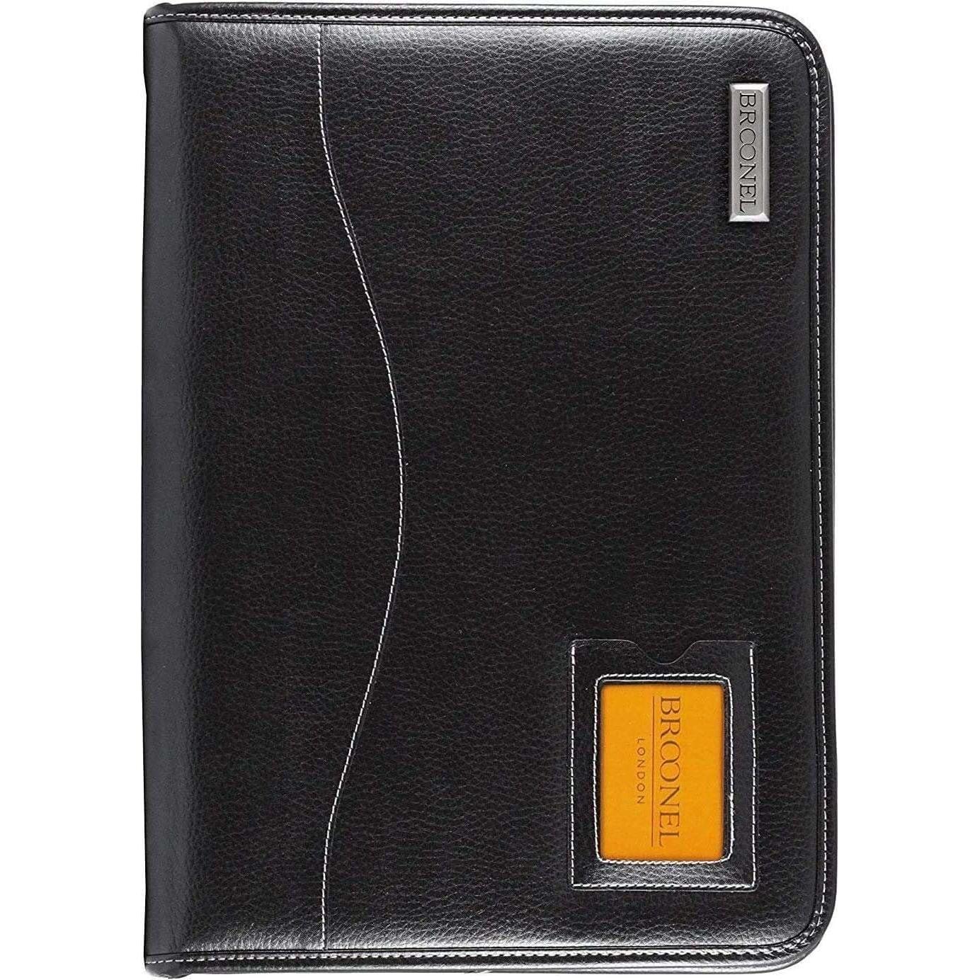 Funda Protectora de Cuero Negro Broonel para Lenovo IdeaPad 15.6"