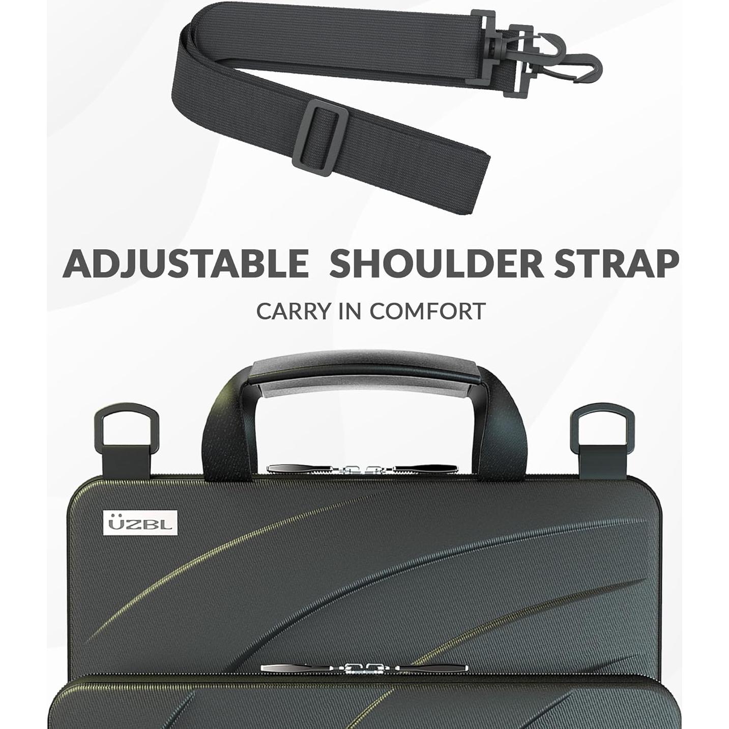 Funda Dura UZBL para Chromebook 11-11.6" con Correa y Bolsa