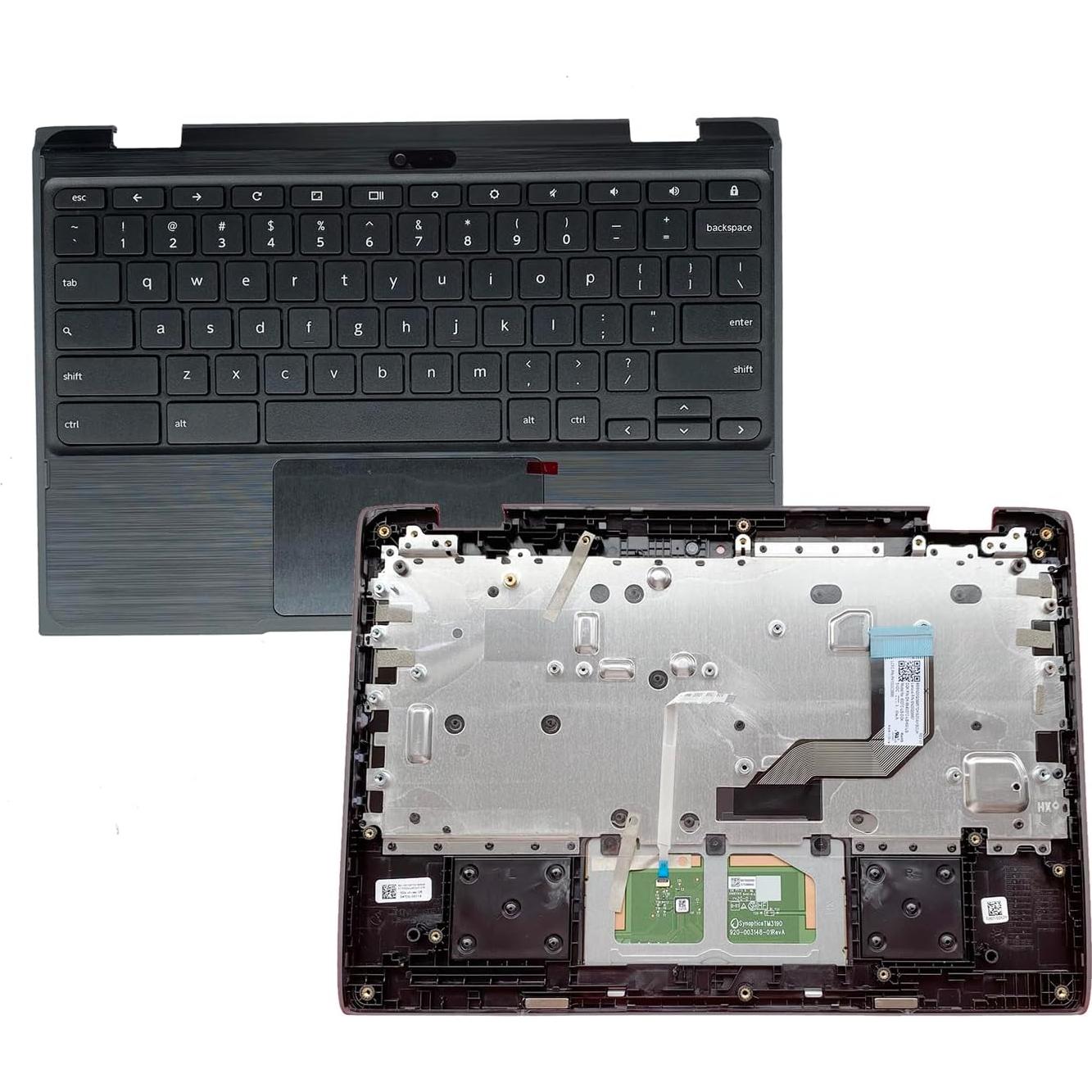 Cubierta Superior Lenovo 300e Chromebook 2da Gen 81MB Negro