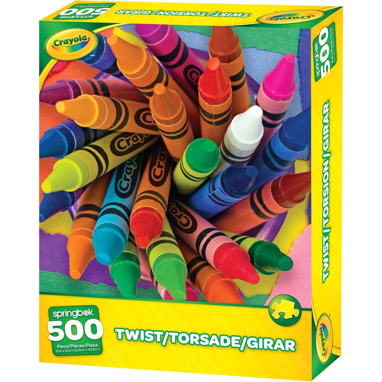 Rompecabezas Springbok Crayola Twist 500 Piezas Ecológico