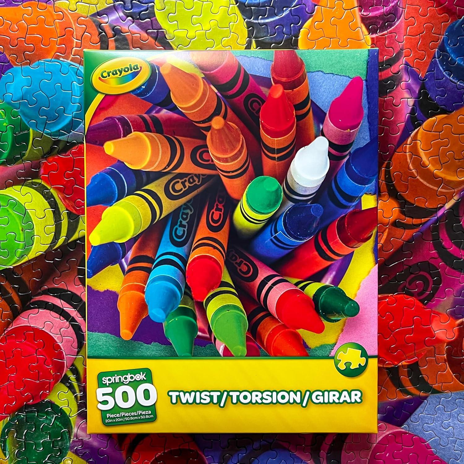 Rompecabezas Springbok Crayola Twist 500 Piezas Ecológico