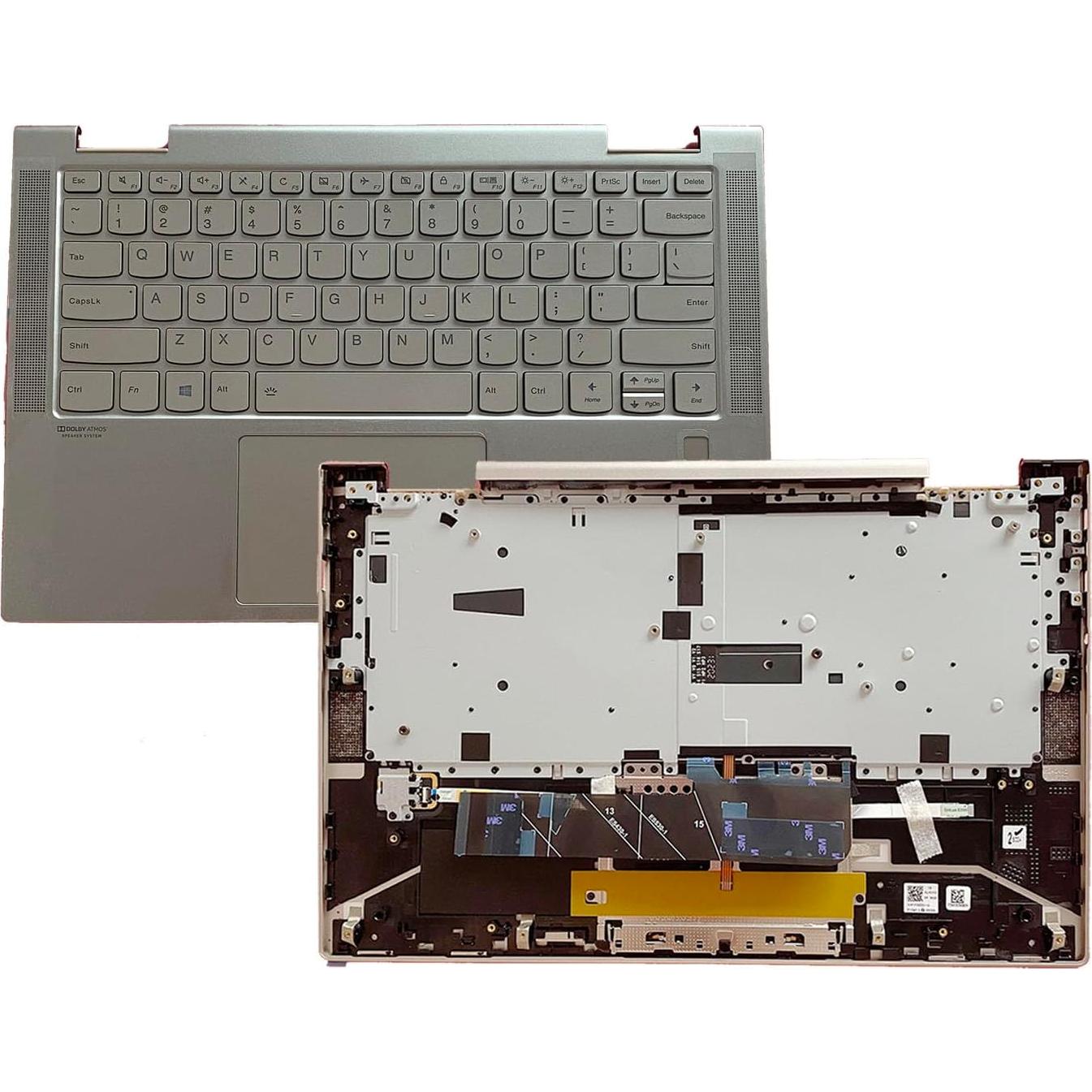 Cubierta Superior Teclado Lenovo Yoga C740-14IML Plata