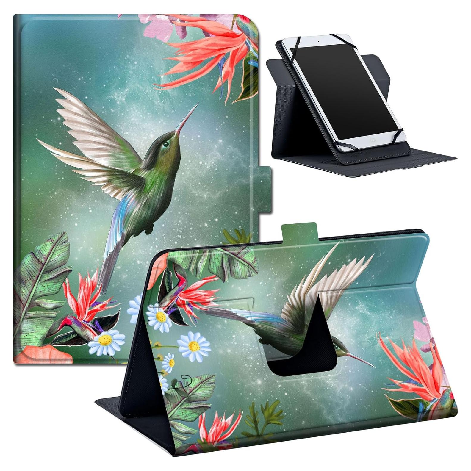 Funda Universal para Tabletas 7-9" Qindaiwen Colibrí 360°