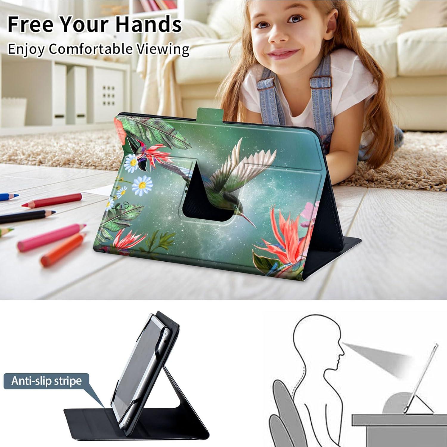 Funda Universal para Tabletas 7-9" Qindaiwen Colibrí 360°