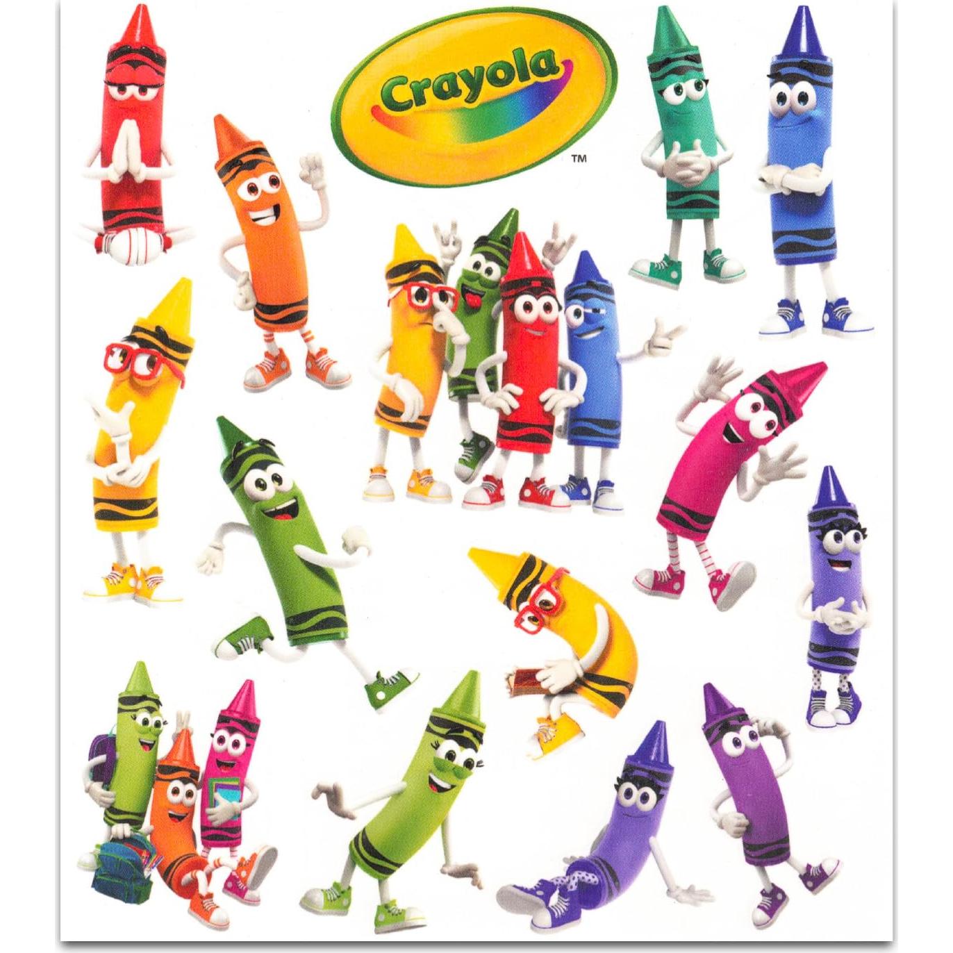 Tatuajes Temporales Crayola para Niños - 12 Hojas