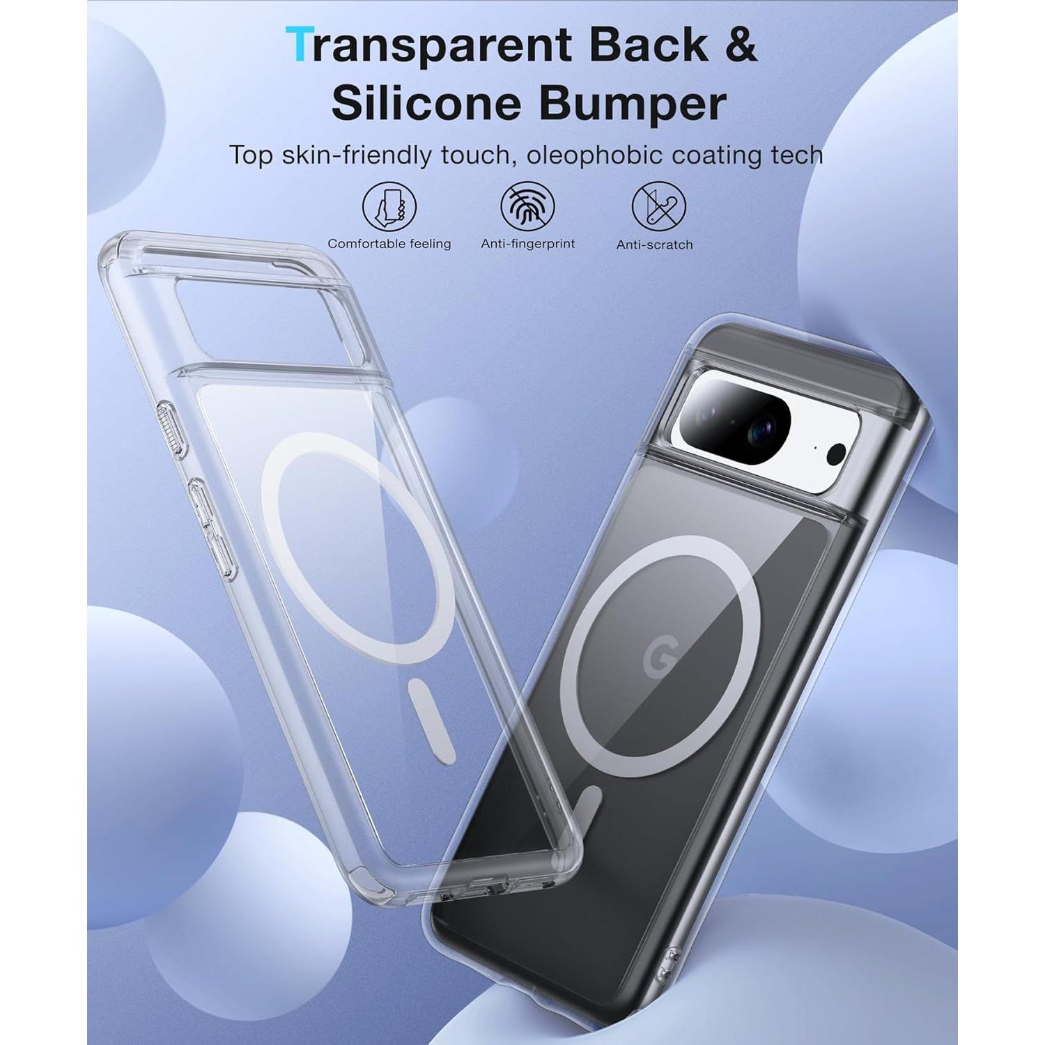 Funda Magnética Antiamarillamiento Google Pixel 8 - FNDMIL