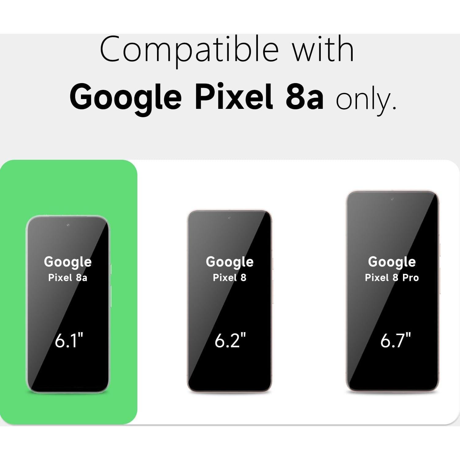 Funda de Silicona Ultra Fina LoeoeL para Google Pixel 8A Azul