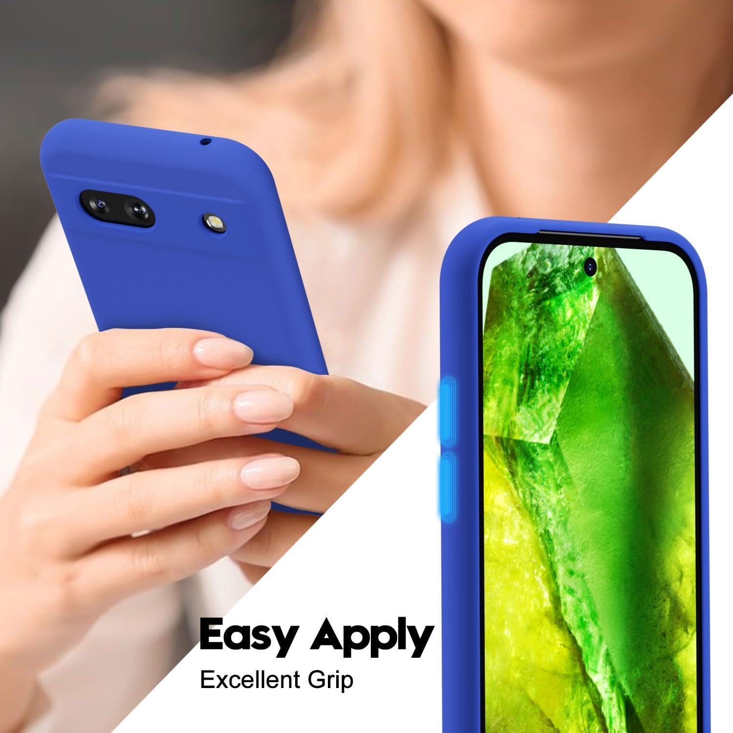 Funda de Silicona Ultra Fina LoeoeL para Google Pixel 8A Azul