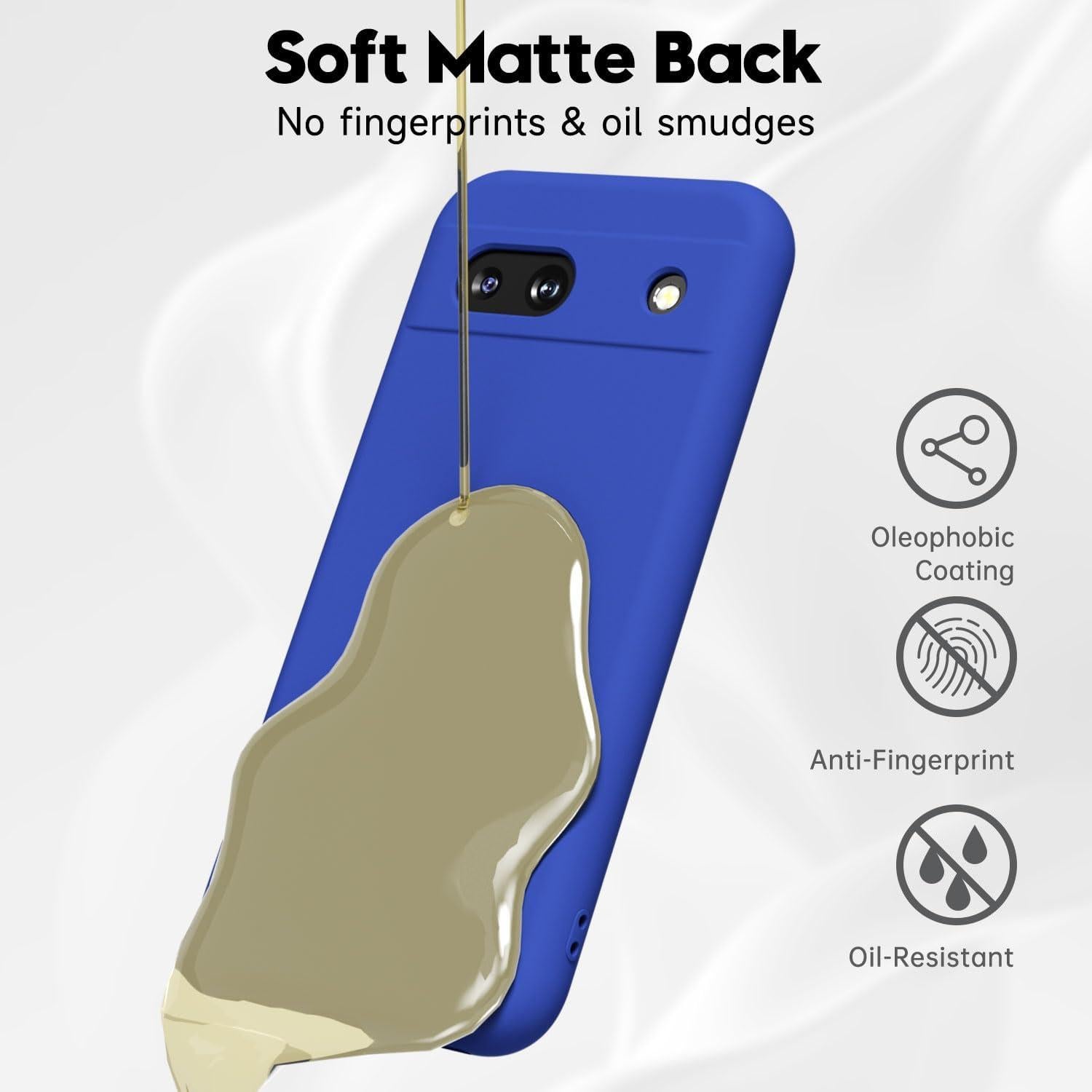 Funda de Silicona Ultra Fina LoeoeL para Google Pixel 8A Azul