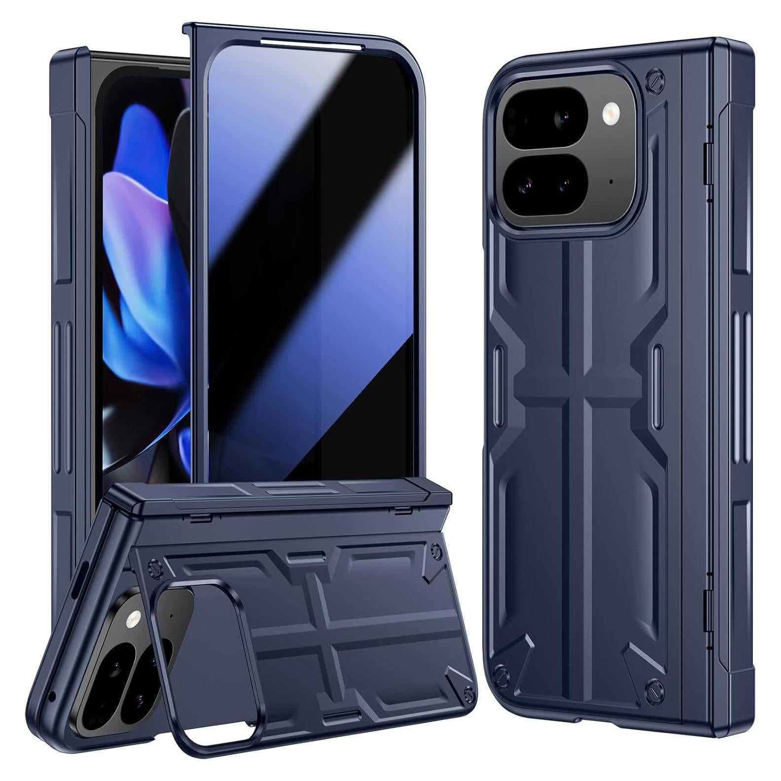 Funda Slim Spoovcto para Google Pixel 9 Pro Fold - Azul Marino