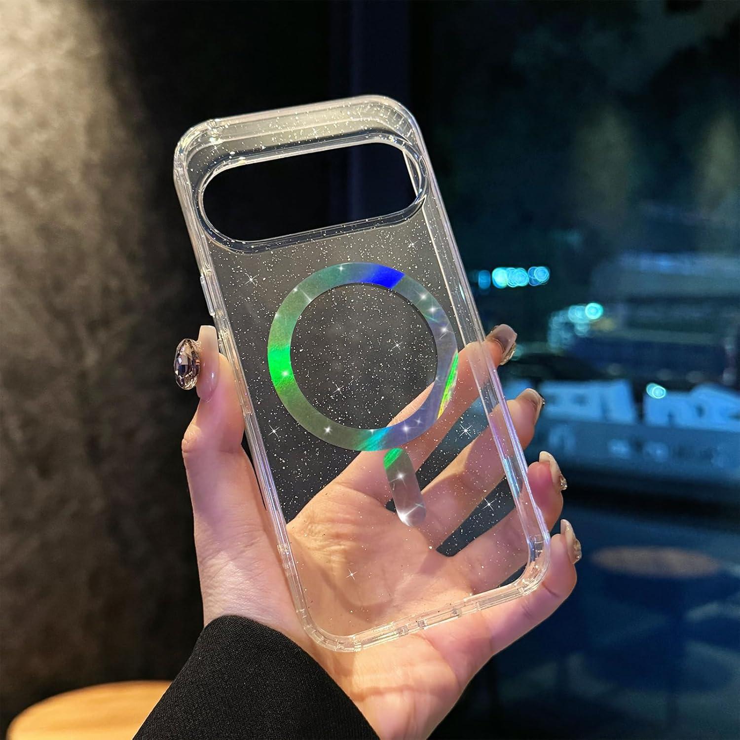 Funda Magnética Transparente A para Google Pixel 9/9 Pro