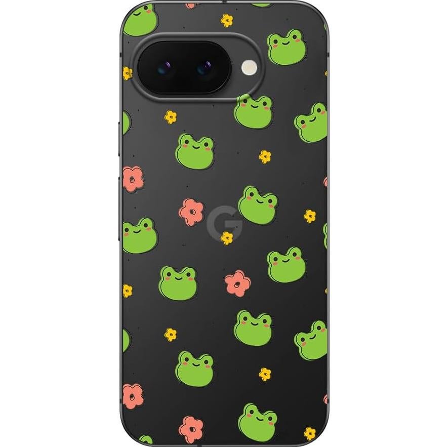 Funda Blingy's para Google Pixel 9a - TPU Transparente Rana Linda