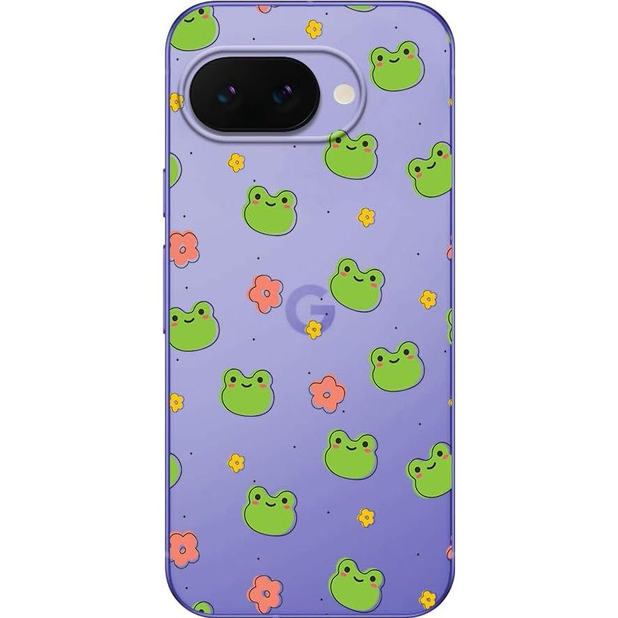 Funda Blingy's para Google Pixel 9a - TPU Transparente Rana Linda