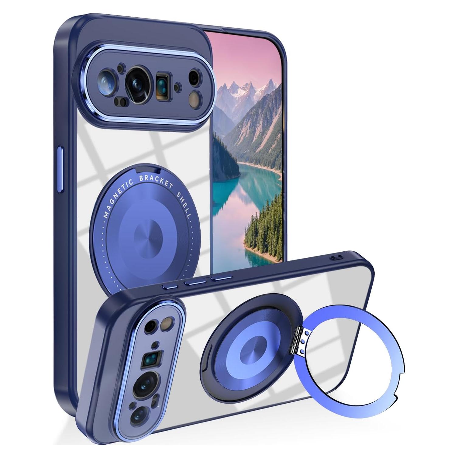 Funda Protectora Google Pixel 9 Pro XL Wousunly Azul Grado Militar