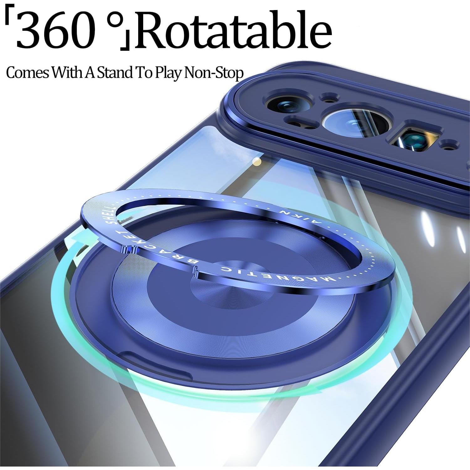 Funda Protectora Google Pixel 9 Pro XL Wousunly Azul Grado Militar