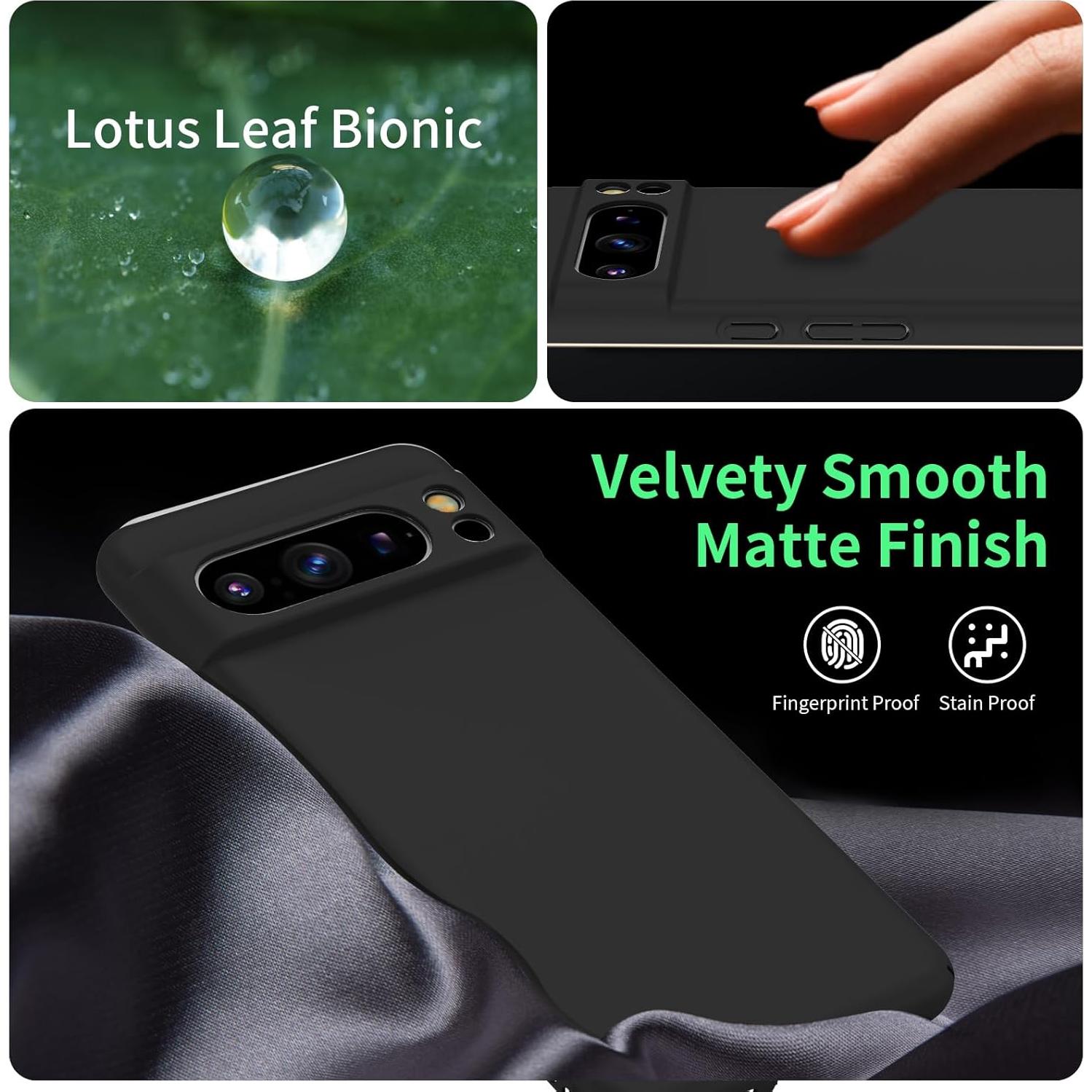 Funda Slim Magnética GRECAZO para Google Pixel 9 Pro/9 Azul