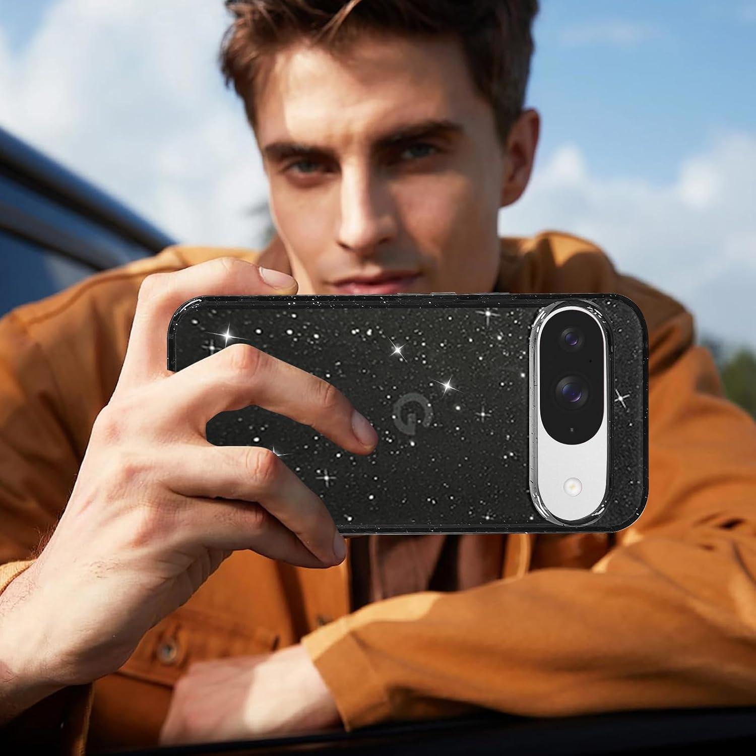 Funda Transparente Brillante Tuokiou para Google Pixel 9/9 Pro