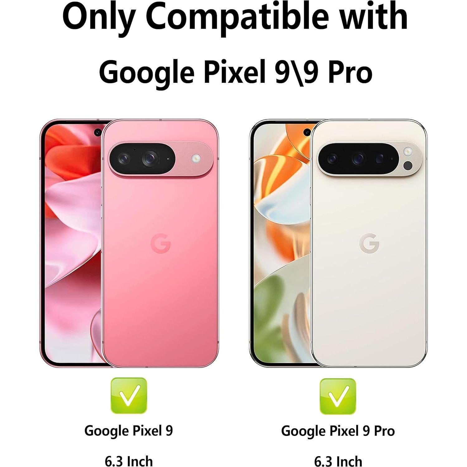 Funda Transparente Anoowkoa para Google Pixel 9/9 Pro - Resistente a Golpes