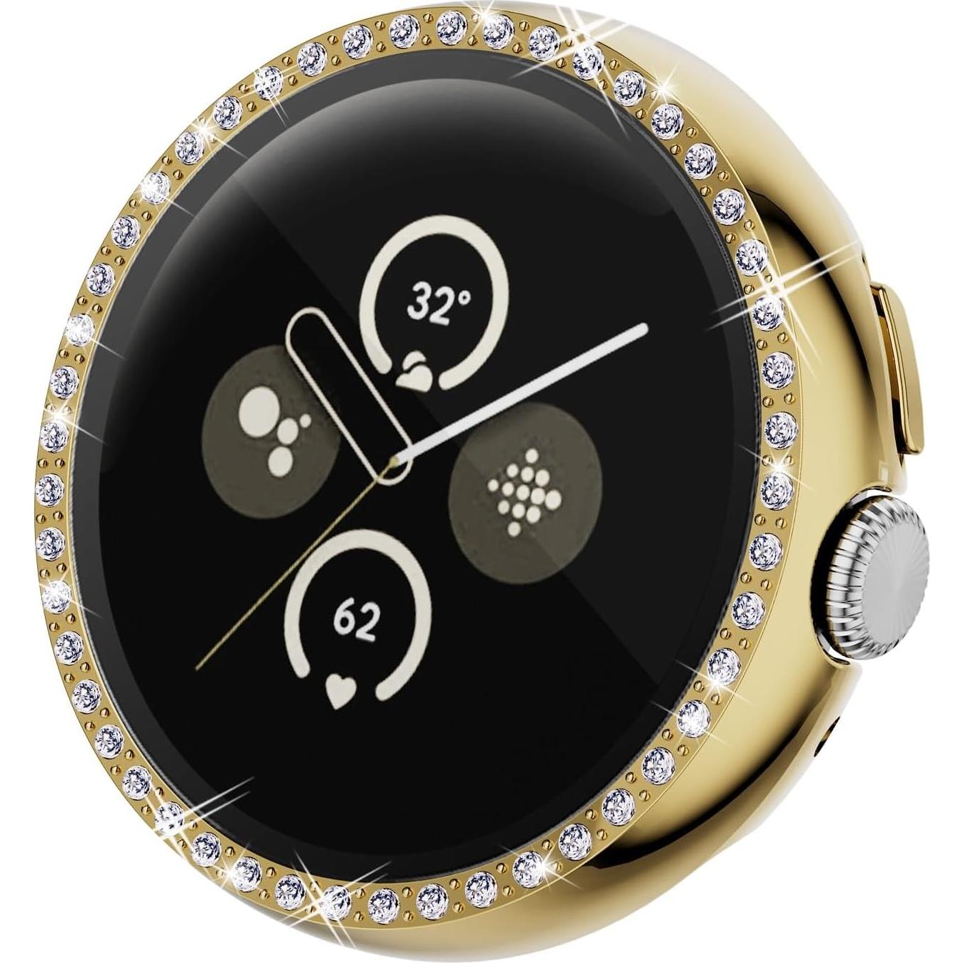 Funda Protectora para Google Pixel Watch 3 45mm Dorado