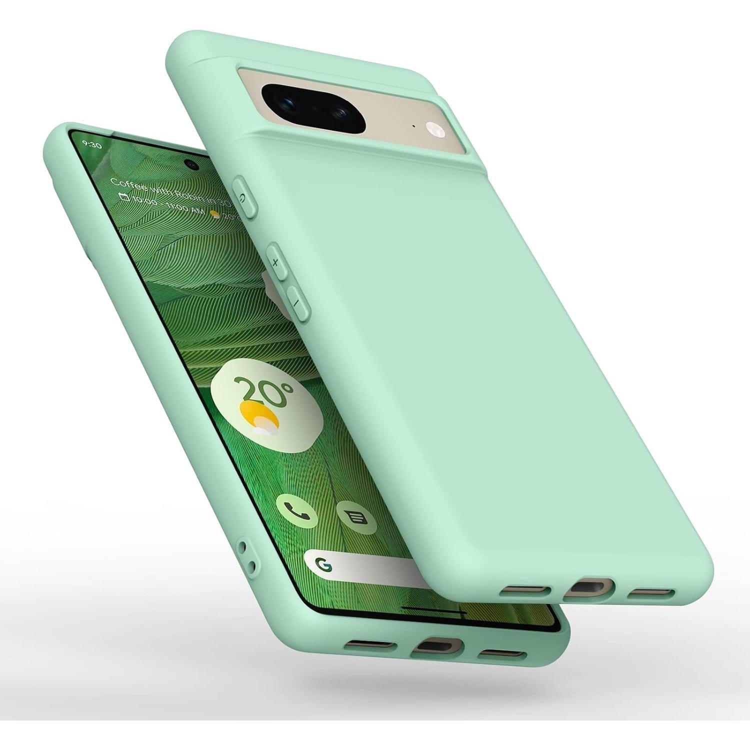 Funda de Silicona Amzpas para Google Pixel 8 - Menta