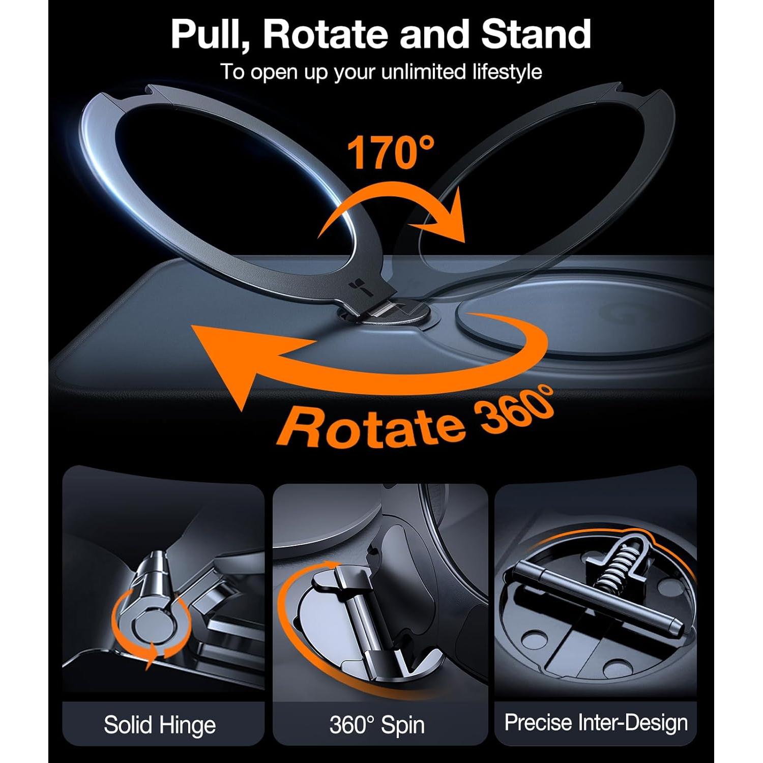 Funda TORRAS para Google Pixel 9 Pro XL con Soporte Giratorio 360°