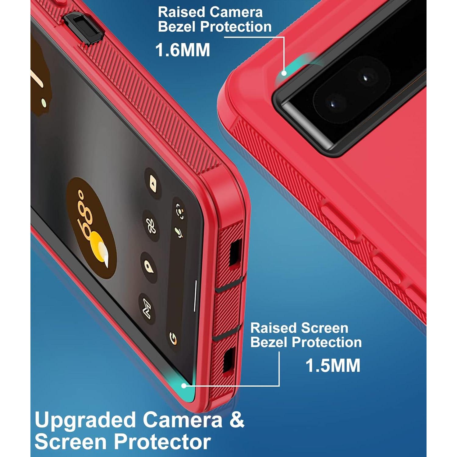 Funda Protectora Google Pixel 6A Aimoll-88 con Protector Integrado