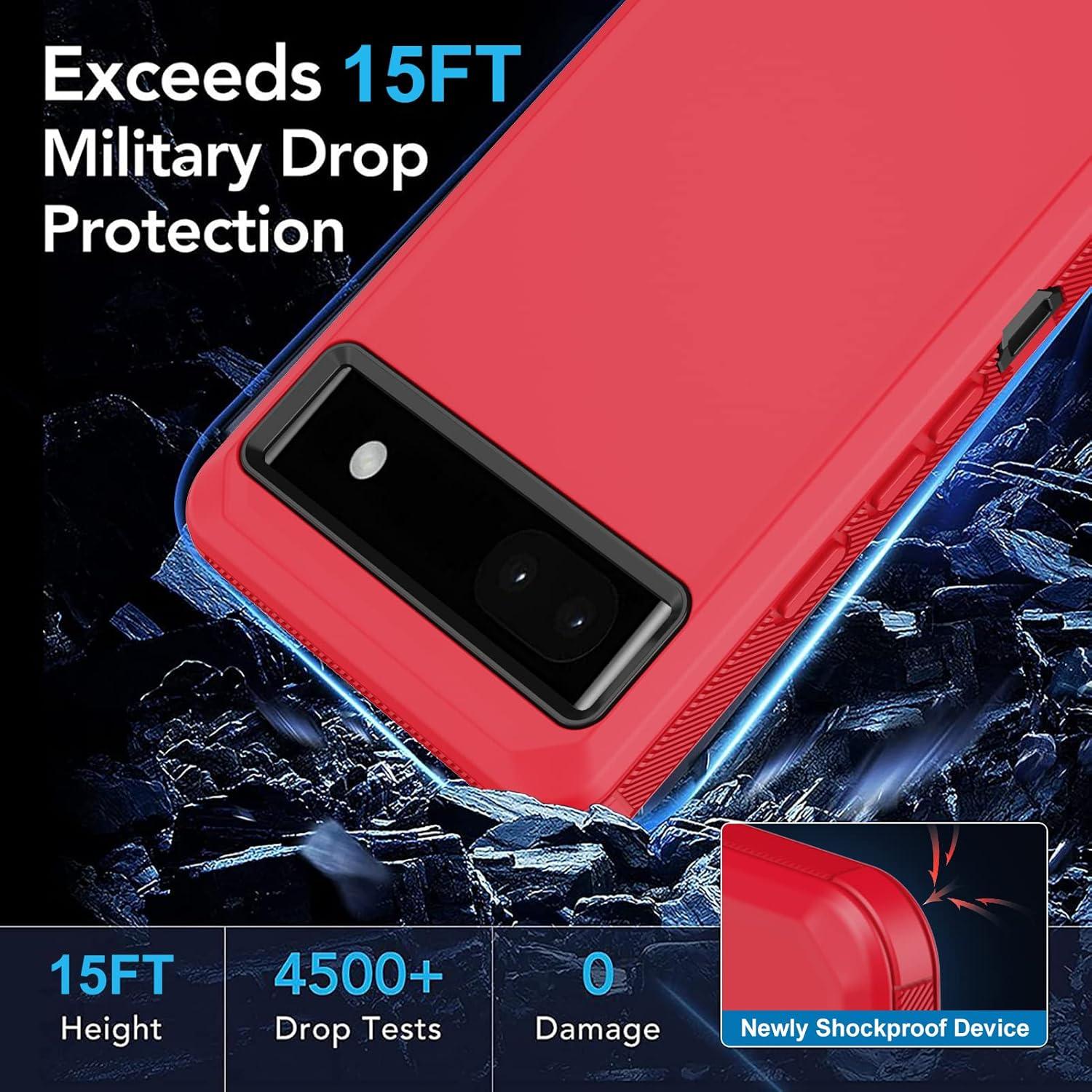 Funda Protectora Google Pixel 6A Aimoll-88 con Protector Integrado