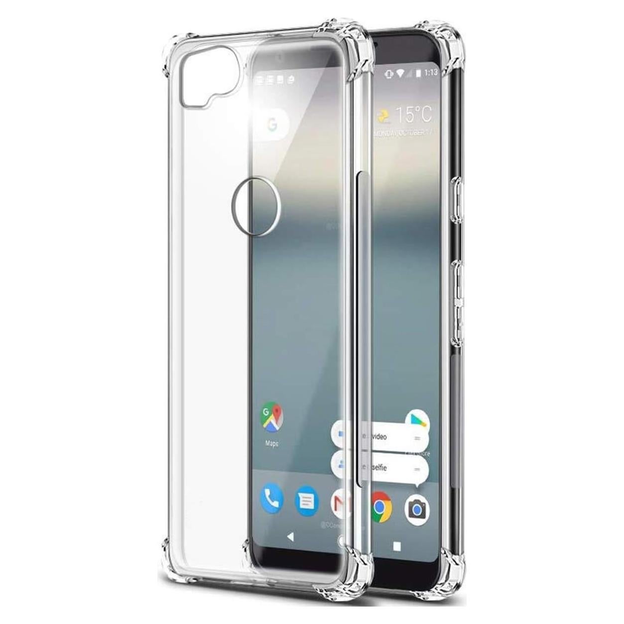 Funda TPU Transparente iCoverCase para Google Pixel 2 - Ligera y Absorbente
