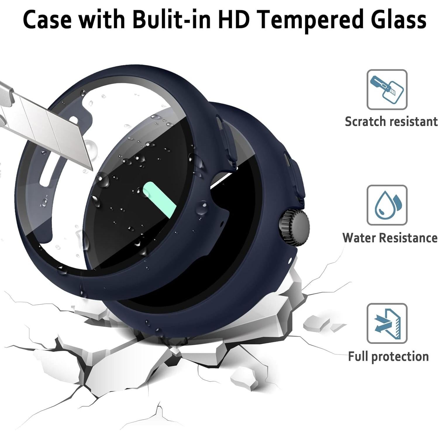 Paquete de 3 fundas para Google Pixel Watch 41mm - SOLOLUP