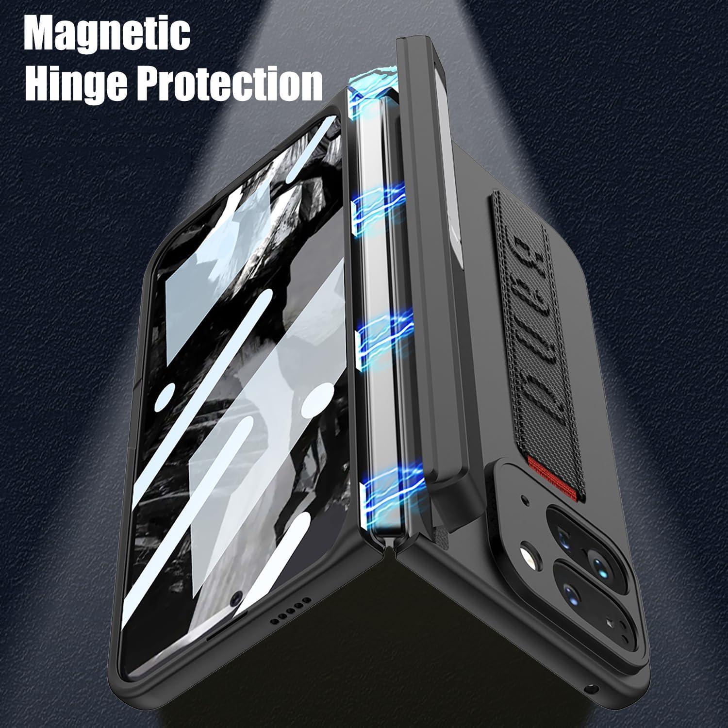 Funda Google Pixel 9 Pro Fold Clatoxi con Soporte y Protector HD