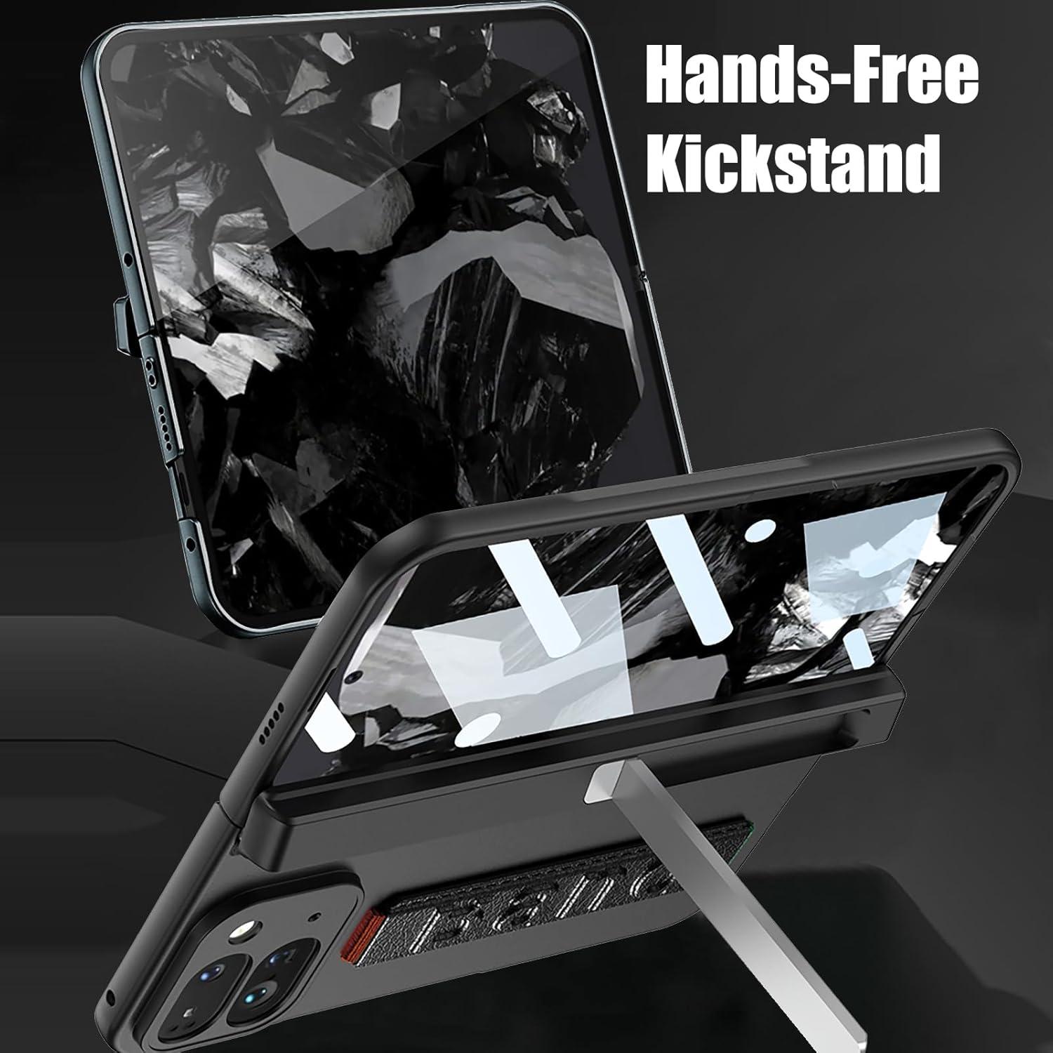 Funda Google Pixel 9 Pro Fold Clatoxi con Soporte y Protector HD