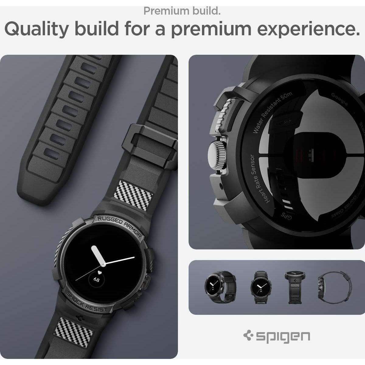 Funda Spigen Rugged Armor Pro para Google Pixel Watch 3 41mm