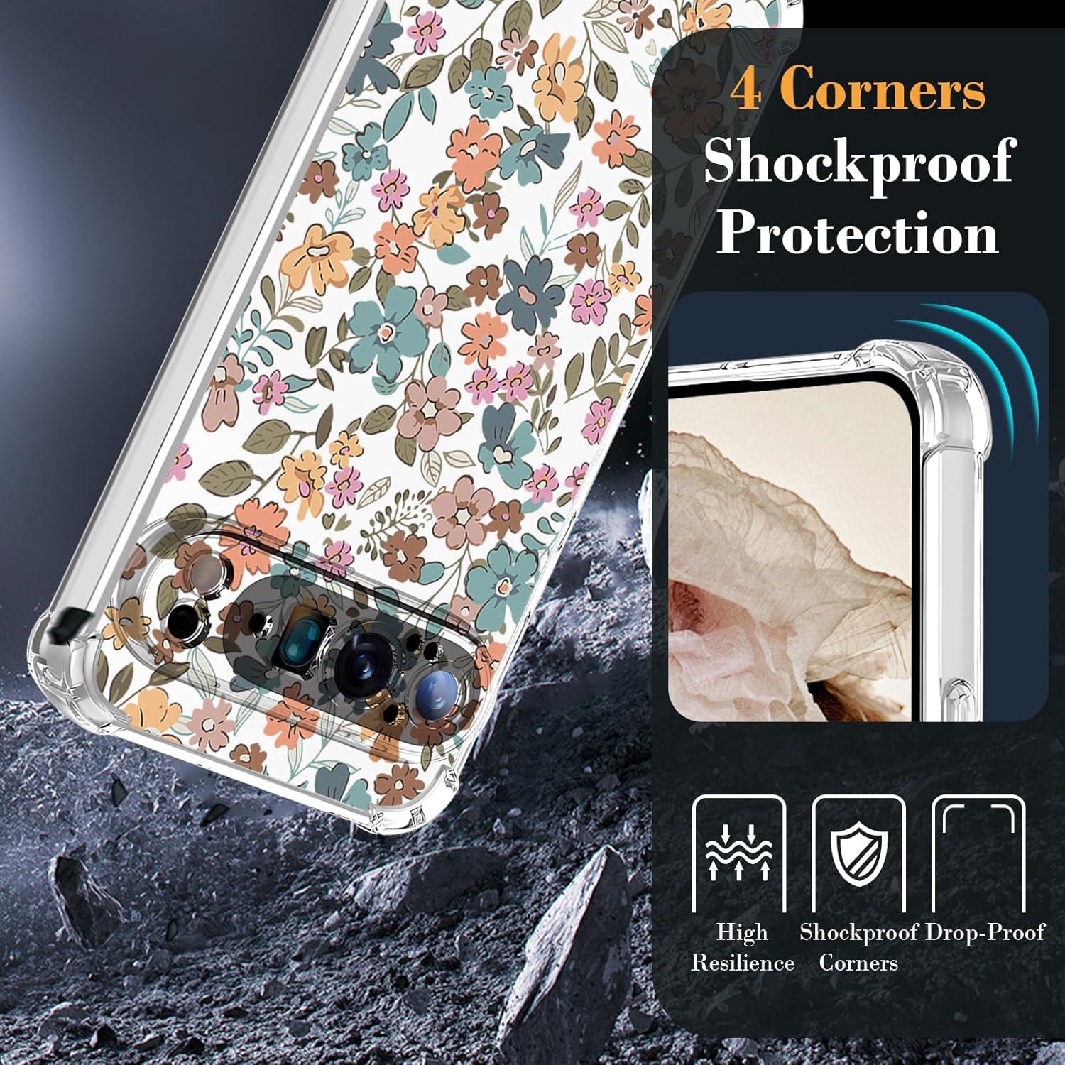 Funda TPU Floral para Google Pixel 9 Pro - Protección Completa