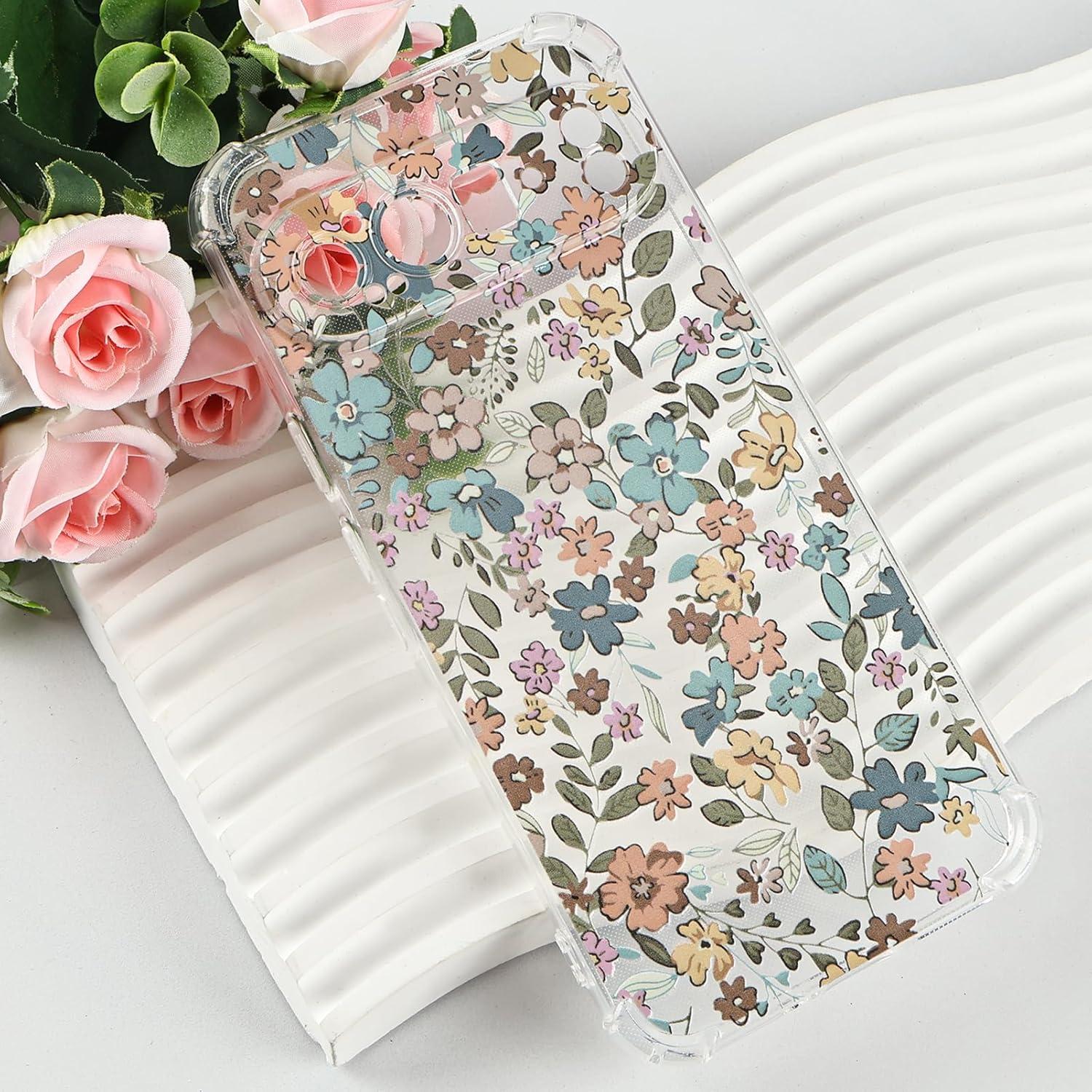 Funda TPU Floral para Google Pixel 9 Pro - Protección Completa