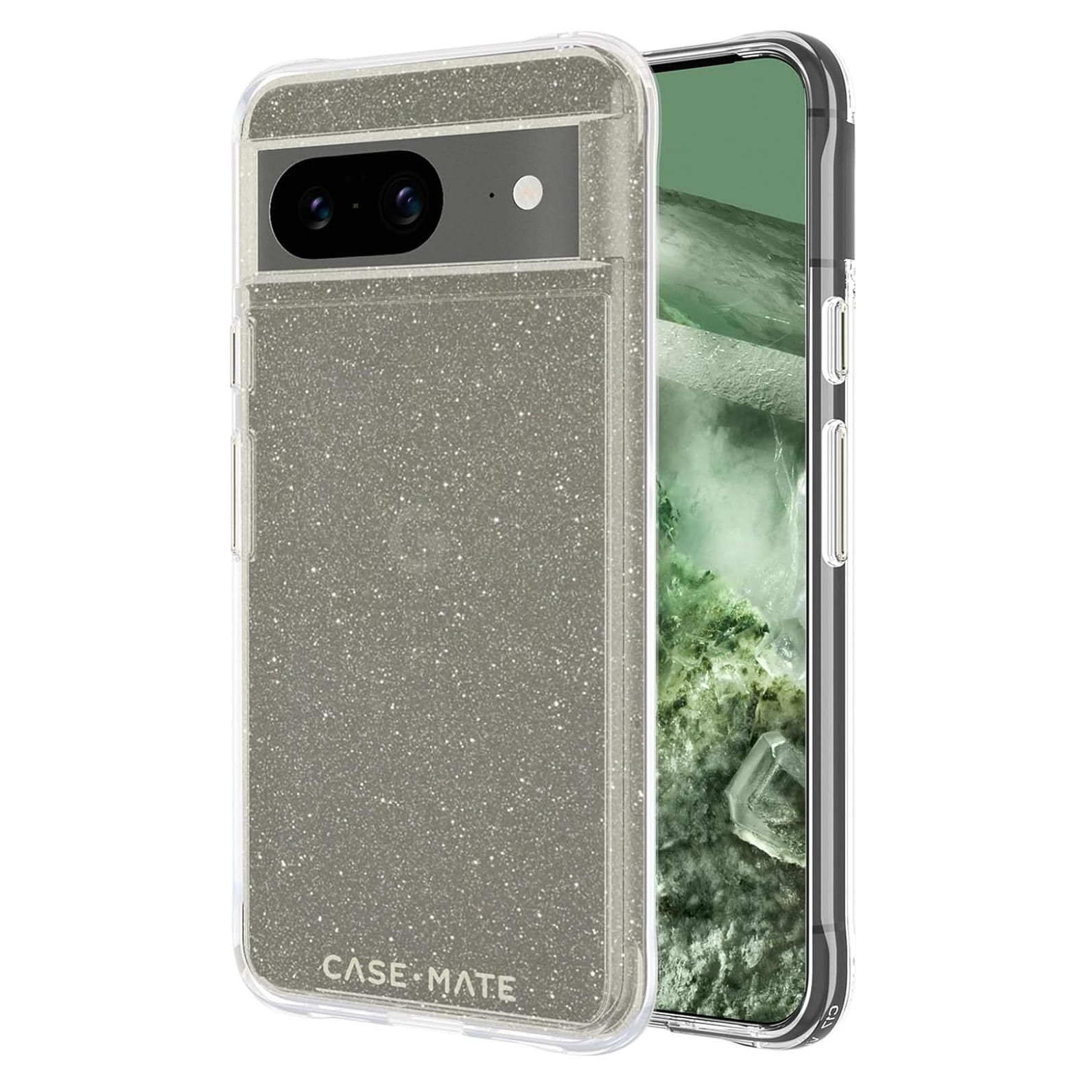 Funda Case-Mate para Google Pixel 8 - Cristal Dorado Transparente