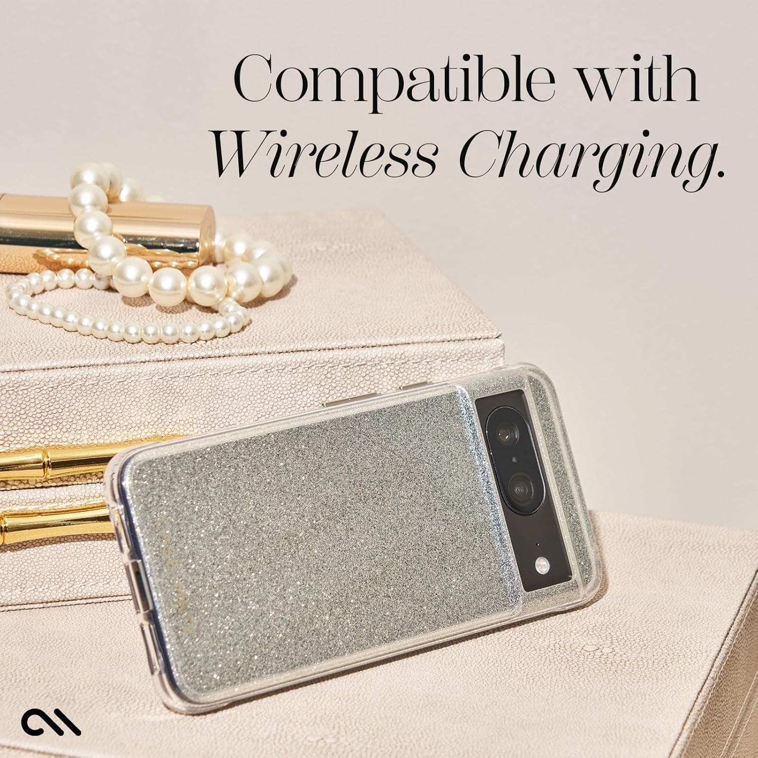 Funda Case-Mate para Google Pixel 8 - Cristal Dorado Transparente