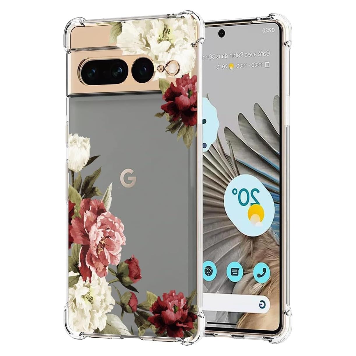 Funda TPU Google Pixel 7 Pro 6.7" Floral - Protección Premium