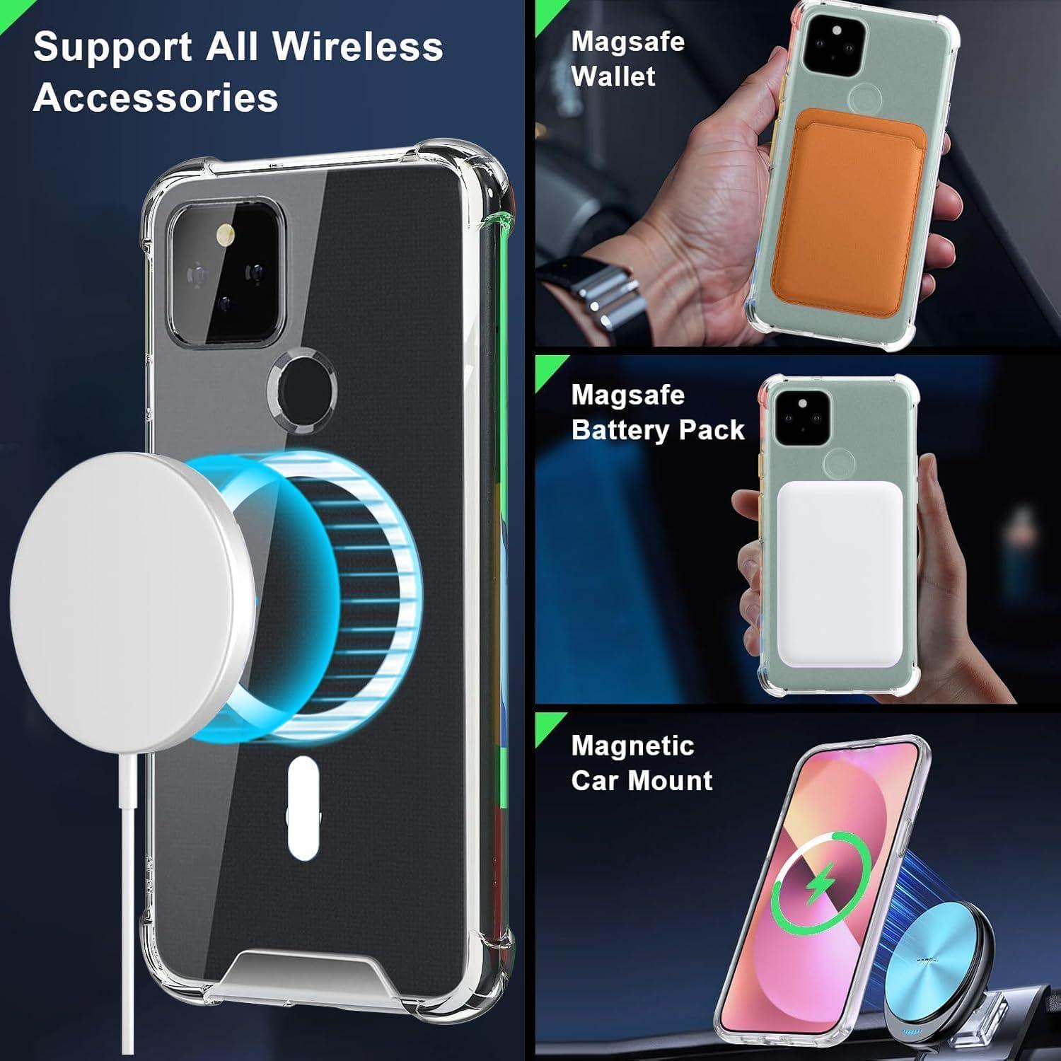 Funda Bumper Nabefamu para Google Pixel 4A 5G - Protección Militar