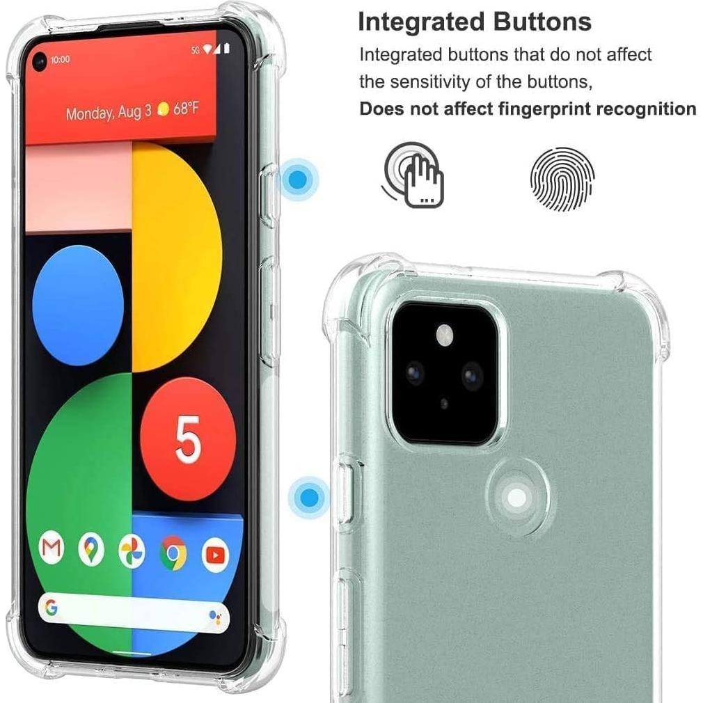 Funda Bumper Nabefamu para Google Pixel 4A 5G - Protección Militar
