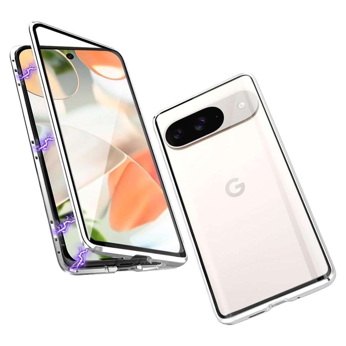 Funda QUIETIP para Google Pixel 9/9 Pro, Vidrio Templado y Metal