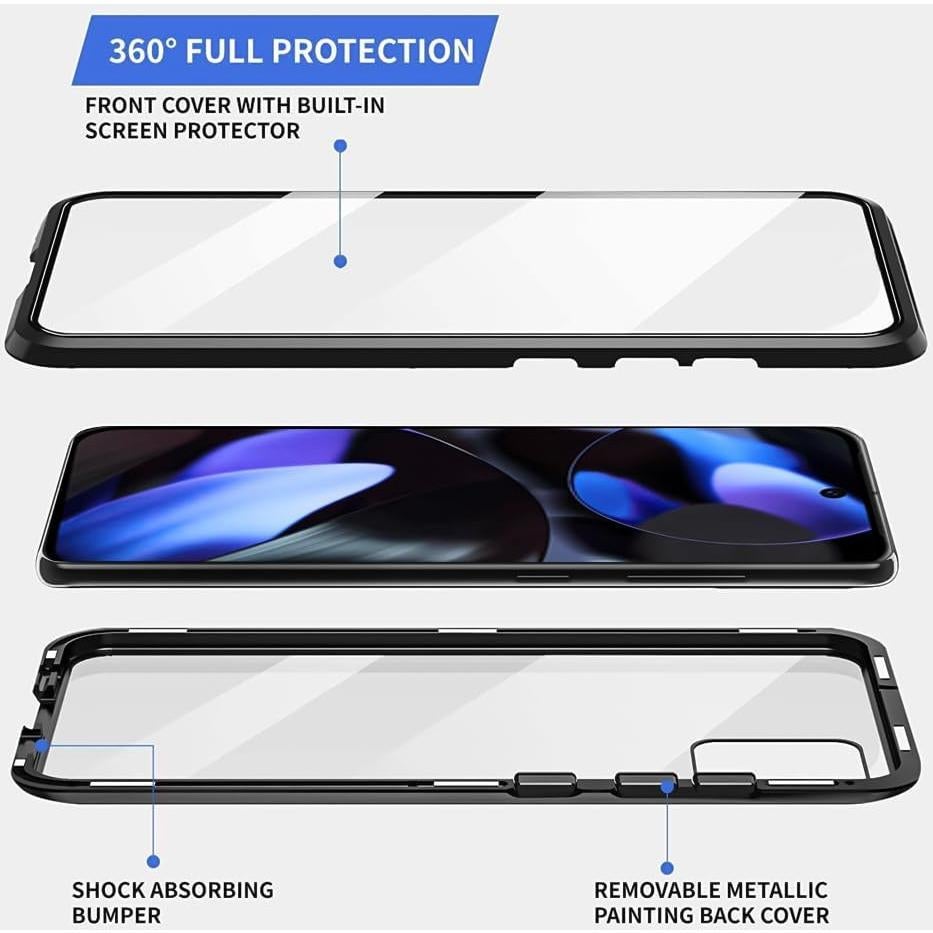 Funda QUIETIP para Google Pixel 9/9 Pro, Vidrio Templado y Metal