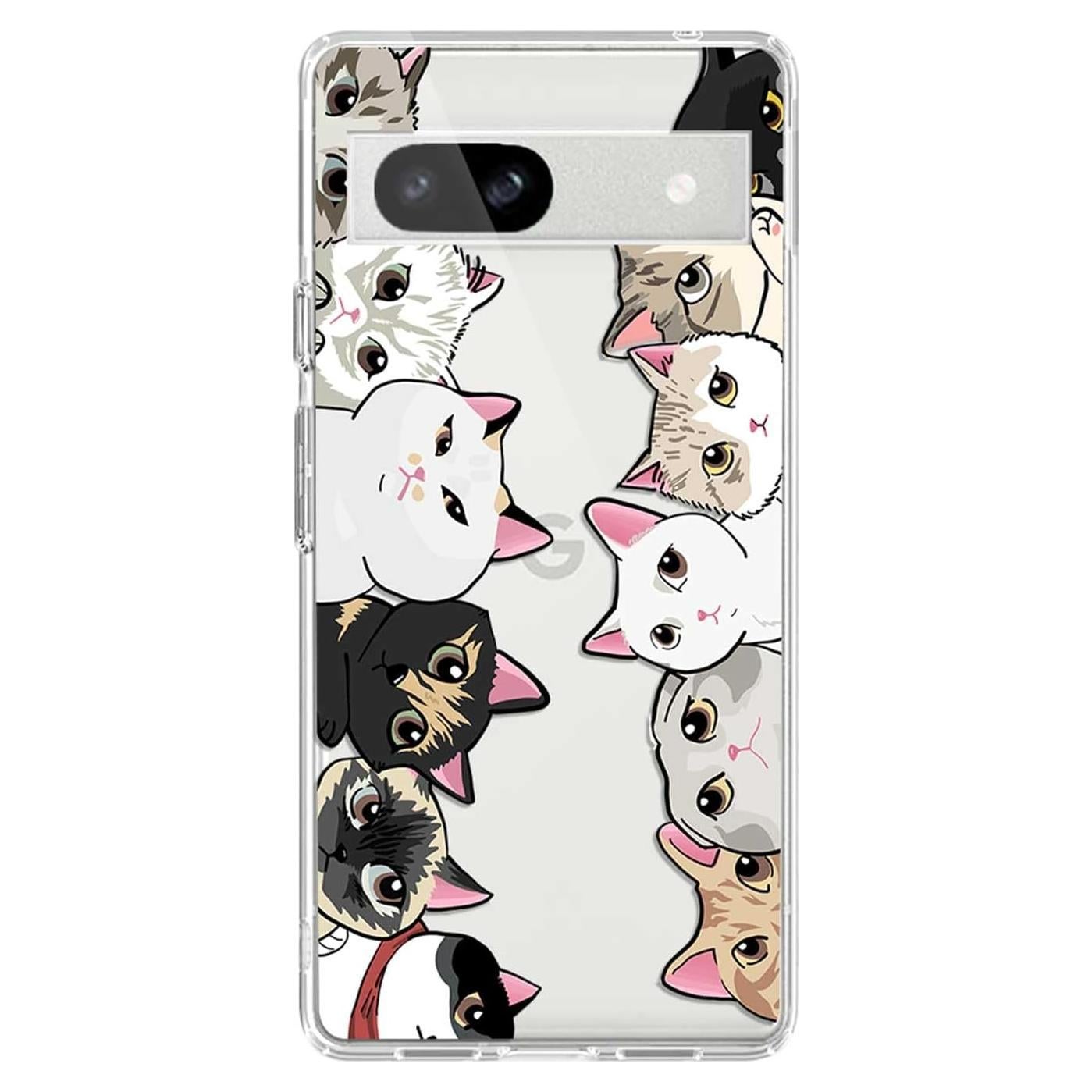 Funda Blingy's para Google Pixel 8a Contorno de Gato TPU 6.1"