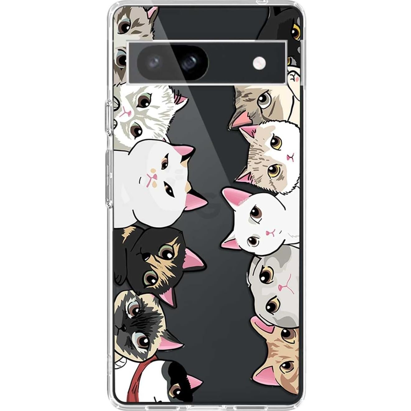 Funda Blingy's para Google Pixel 8a Contorno de Gato TPU 6.1"