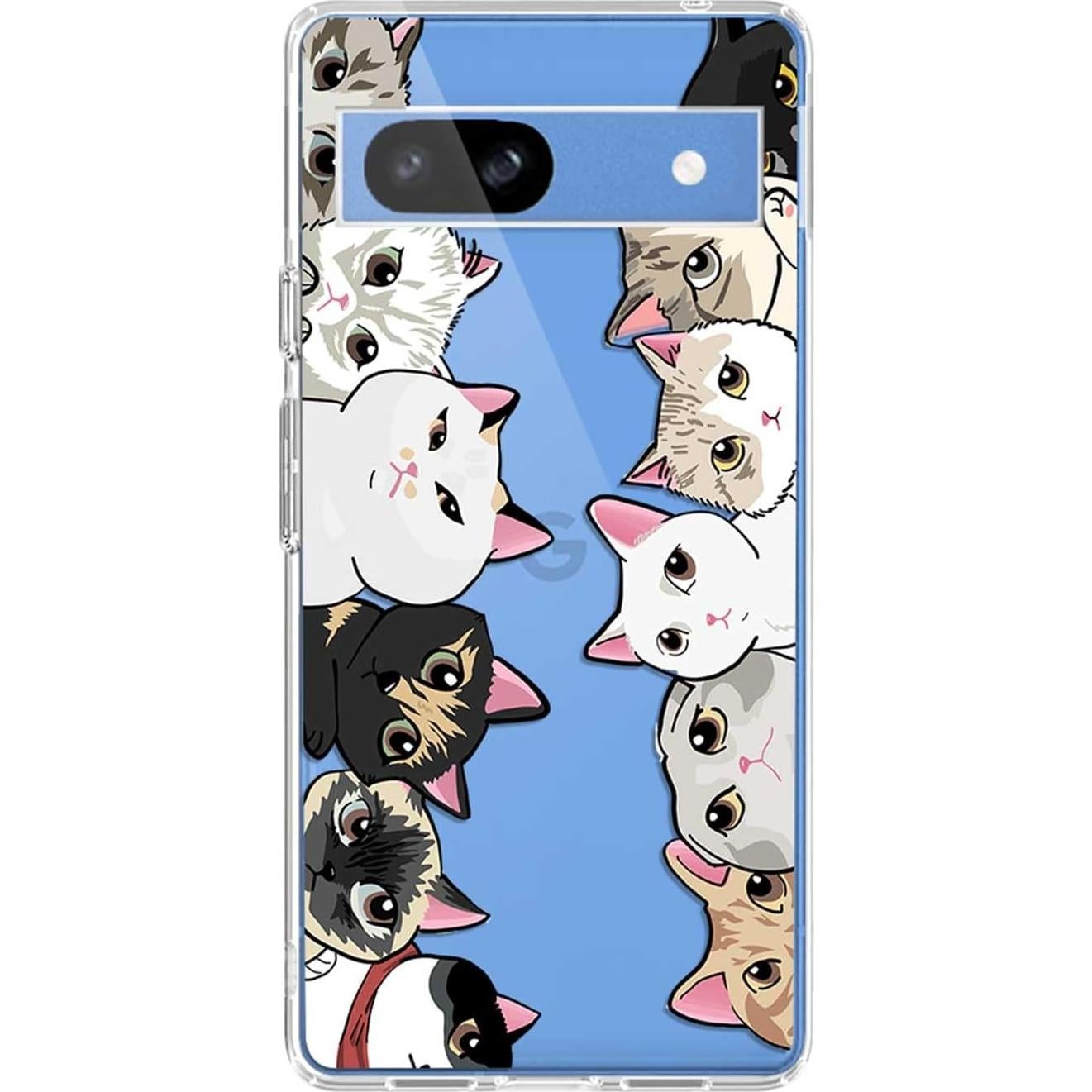 Funda Blingy's para Google Pixel 8a Contorno de Gato TPU 6.1"