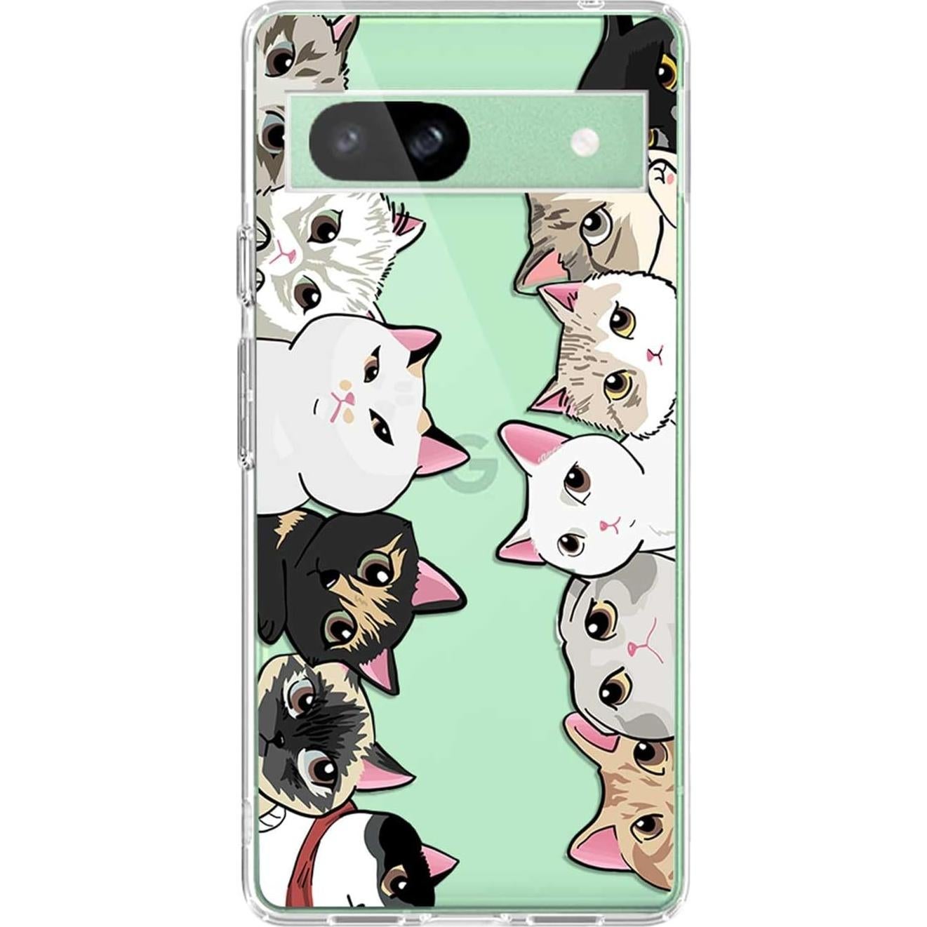 Funda Blingy's para Google Pixel 8a Contorno de Gato TPU 6.1"