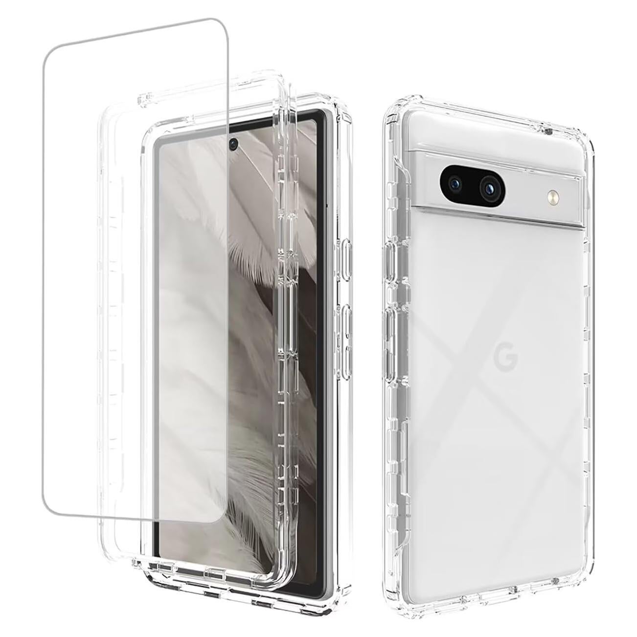 Funda Protectora Google Pixel 7A con Protector de Pantalla