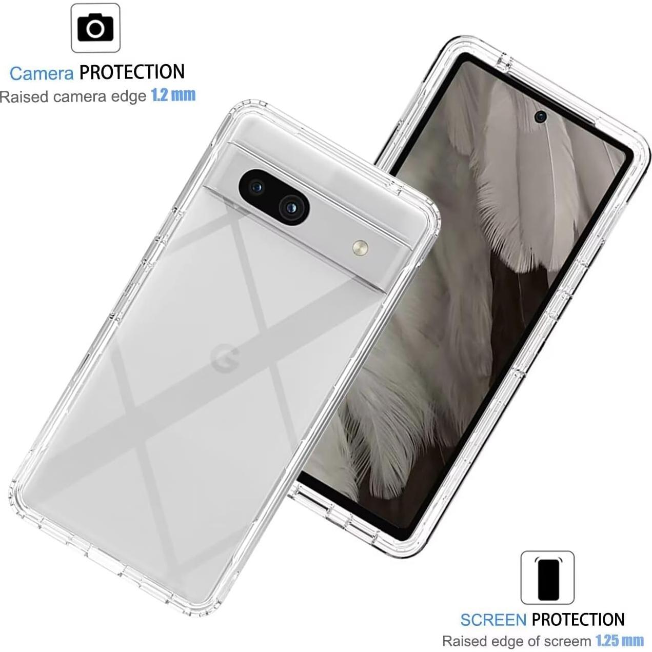 Funda Protectora Google Pixel 7A con Protector de Pantalla