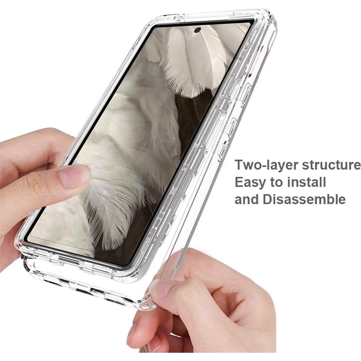 Funda Protectora Google Pixel 7A con Protector de Pantalla