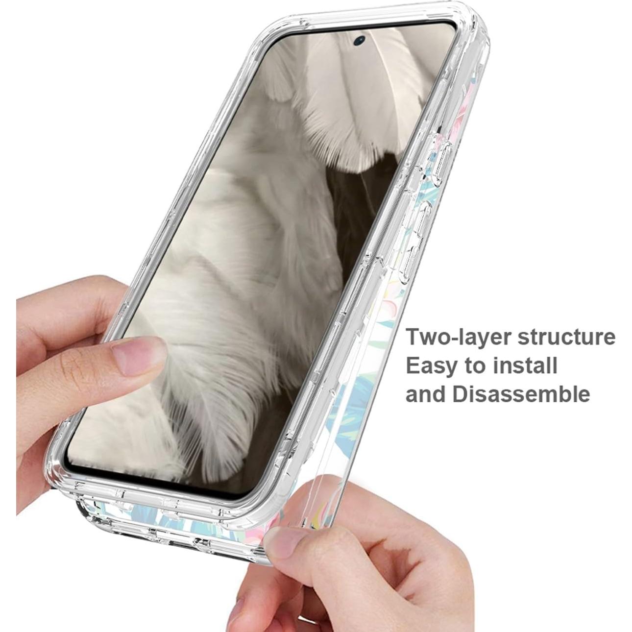 Funda Protectora Google Pixel 8 con Protector de Pantalla HD