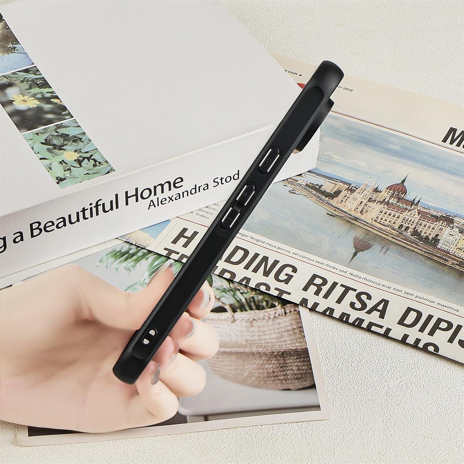 Funda Google Pixel 9/9 Pro Eiyikof Mariposa Negra Delgada